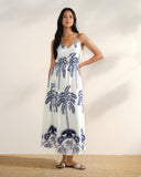 Vestido estampado de tirantes Luma