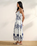 Vestido estampado de tirantes Luma