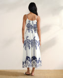 Vestido estampado de tirantes Luma