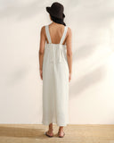 Vestido largo en escote en V Nahir