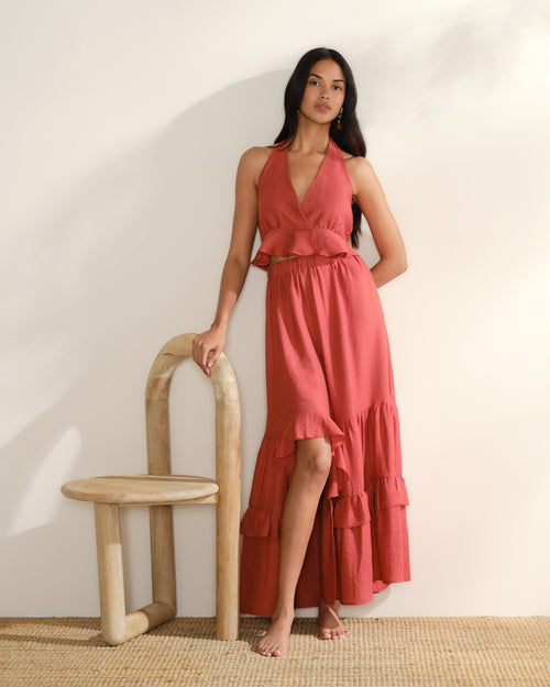 Set de falda larga Anette