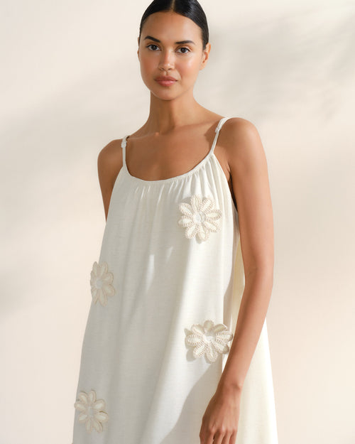Vestido de tirantes holgado Leila Hover