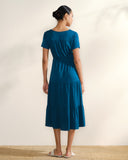 Maxi vestido con olanes Eliza
