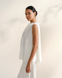 Blusa con cuentas en el cuello Coti