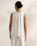 Blusa con cuentas en el cuello Coti
