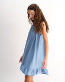Vestido con efecto denim Fiama
