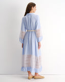 Vestido con aplicaciones de encaje Aurora