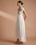 Vestido largo con aplicaciones Magnolia