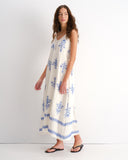 Vestido largo de tirantes ajustables Brisa
