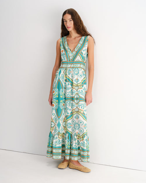 Vestido largo sin mangas Nigella