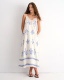 Vestido largo de tirantes ajustables Brisa