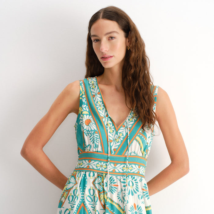 Vestido largo sin mangas Nigella