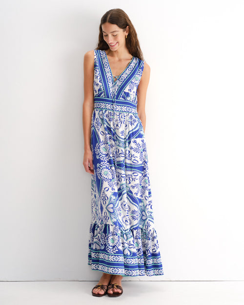 Vestido largo sin mangas Nigella