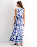 Vestido largo sin mangas Nigella