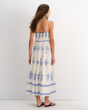Vestido largo de tirantes ajustables Brisa