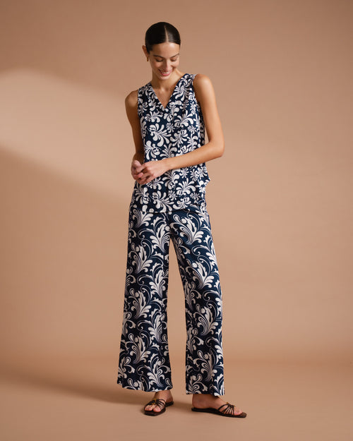 Pantalón estampado Samba