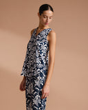 Blusa con escote en V Naty
