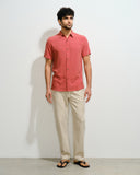 Camisa con lino Constanzo