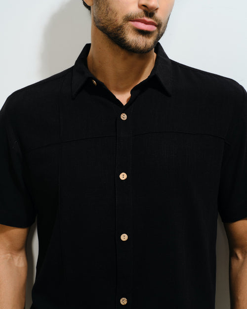 Camisa con lino Constanzo Hover