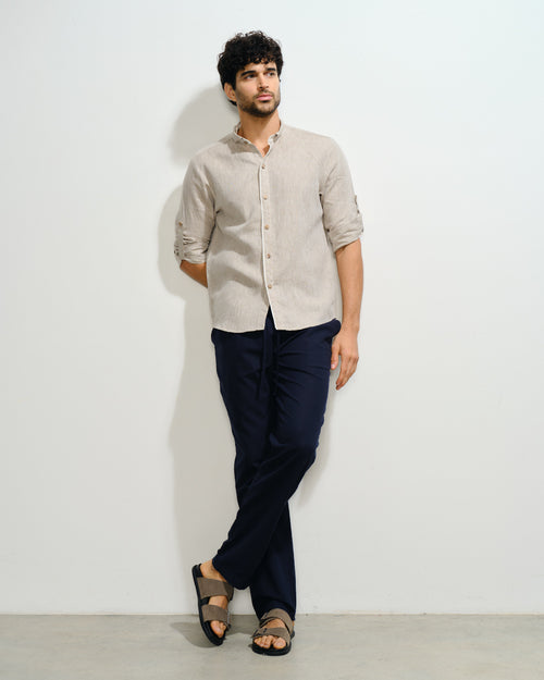 Camisa de Lino manga larga Ruben