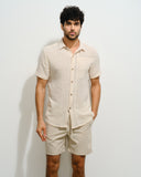 Camisa manga corta algodon manta Amin