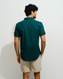 Camisa manga corta con Lino Max