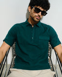 Camisa manga corta con Lino Max