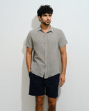 Camisa manga corta algodon manta Amin