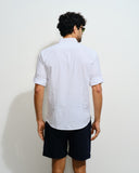 Camisa con lino manga corta Chelo