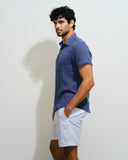 Camisa manga corta algodon manta Amin