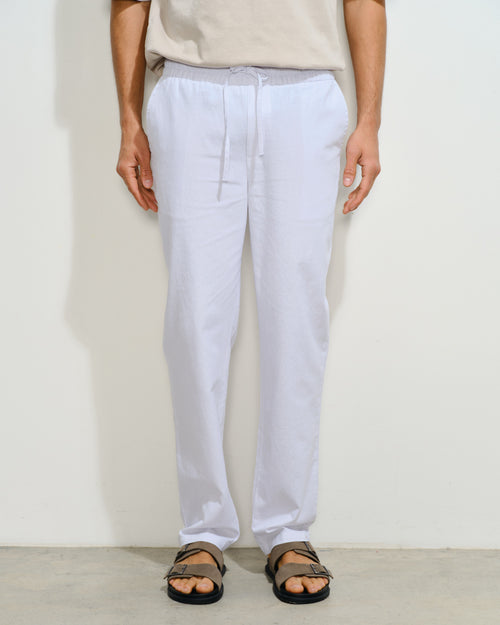 Pantalon con Lino Ferran Hover