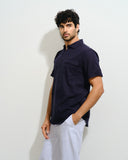 Camisa manga corta con Lino Max