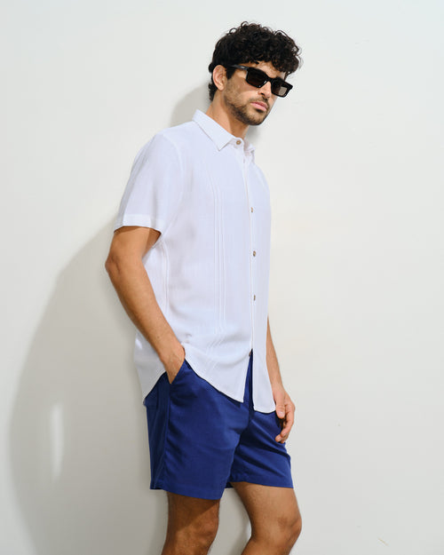 Camisa con alforzas Constantino Hover