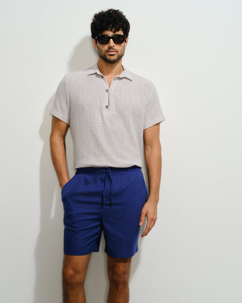 Bermuda con Lino resorte y jareta Zaid