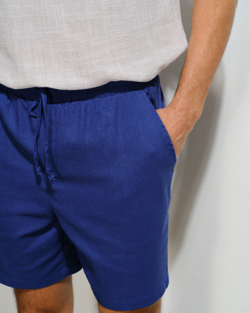 Bermuda con Lino resorte y jareta Zaid Hover