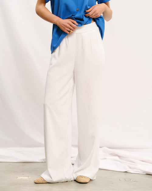 Pantalon con lino Kala Hover