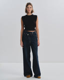 Blusa tejido de punto con mangas de corrido Tahiti