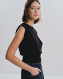 Blusa tejido de punto con mangas de corrido Tahiti