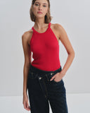 Top halter tejido de punto Nadine