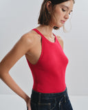 Top halter tejido de punto Nadine
