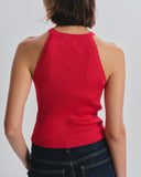 Top halter tejido de punto Nadine
