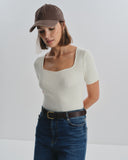 Blusa tejida manga corta Venus