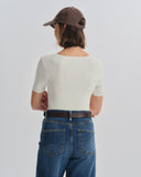 Blusa tejida manga corta Venus