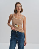 Top de Tirantes tejido de punto Lua