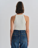 Top halter tejido de punto Nadine