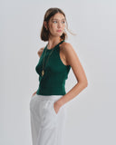 Top halter tejido de punto Nadine