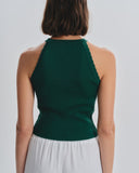 Top halter tejido de punto Nadine