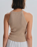 Top halter tejido de punto Nadine