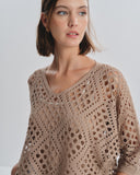 Blusa Oversize crochet Loira