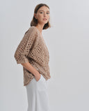 Blusa Oversize crochet Loira
